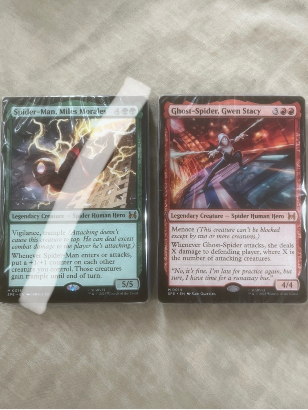 Spiderman’s Gwen Ghost Spider MTG Card SPE 9/2025 new